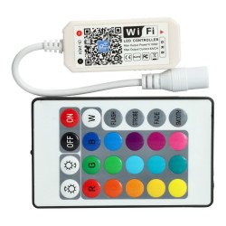 WIFI Controller with Remote Control for 12/24V RGB LED Strips