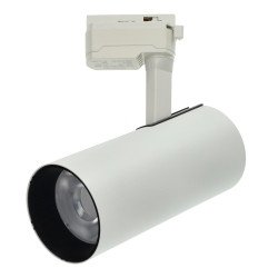 Foco LED branco ajustável 40W para rail