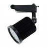 Spot de piste noire 24W, orientable