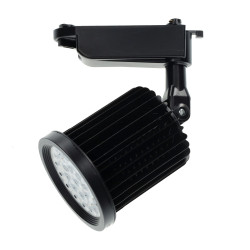 Spot à rail noir 36W, orientable