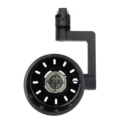 Foco rail para lâmpadas E27 negro