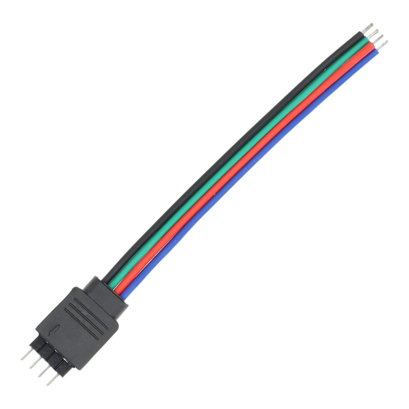 Male RGB LED strip connection cable (4 pin)