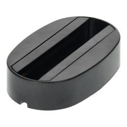 Trilho de base pequena superfície cor preta