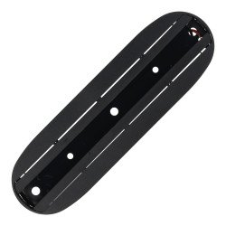 Base rail large surface black color