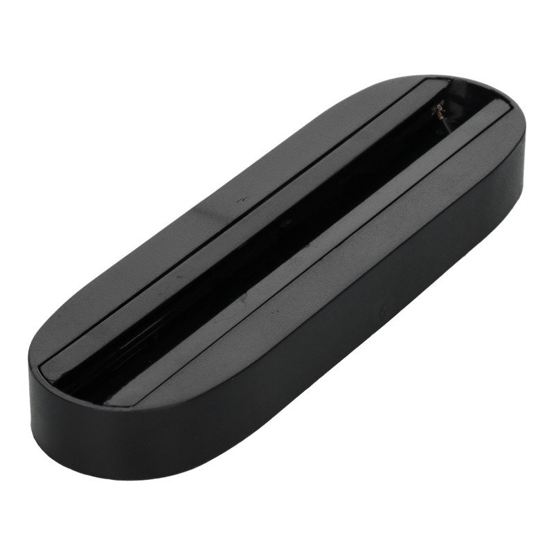 Base carril superficie grande color negro
