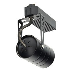 Foco rail para lâmpadas GU10 negro
