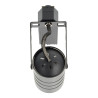 Rail Spotlight - Black, GU10 Lamps