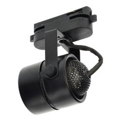COMPACT Rail Spotlight - Black, GU10 Lamps