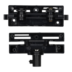 Adaptateur de rail monophasé noir