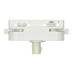 Adaptateur de rail monophasé blanc