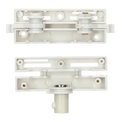 Adaptateur de rail monophasé blanc