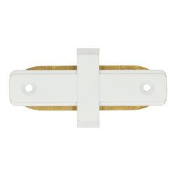 Unión carril recta ensamblable blanco