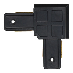 Connectable Rail Connector - Corner, Black