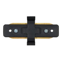 Connectable Rail Connector - Straight Line, Black