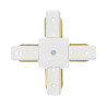 Connectable Rail Connector - Cross, White