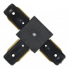 Connectable Rail Connector - "T", Black