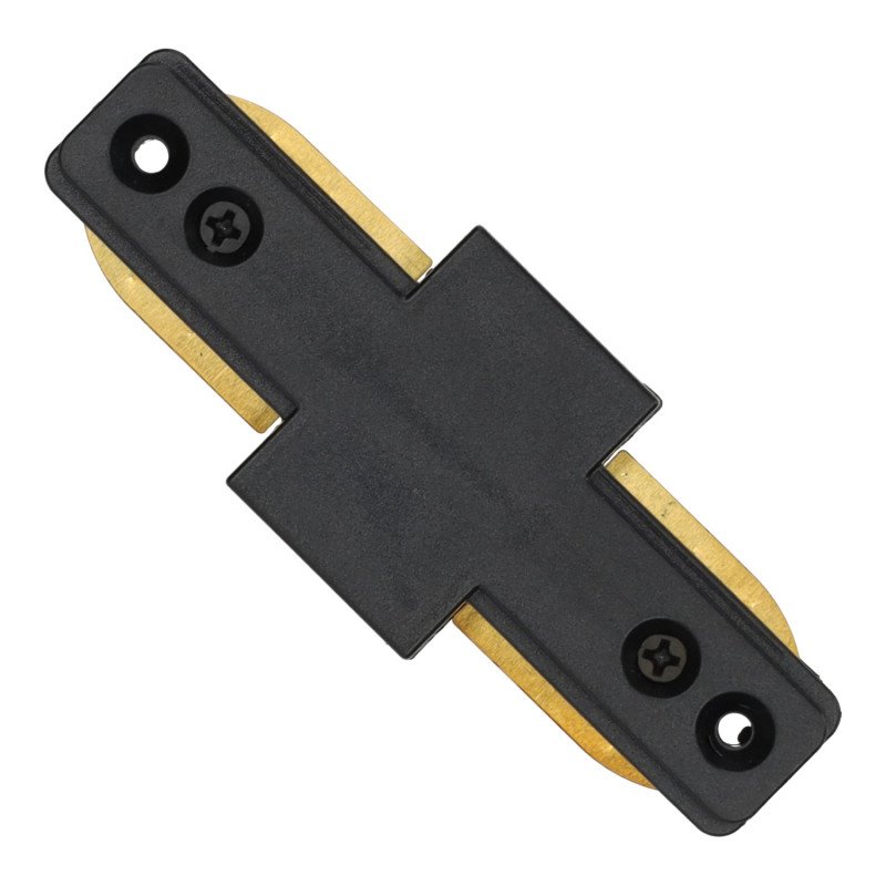 União recta em PVC, cor preto