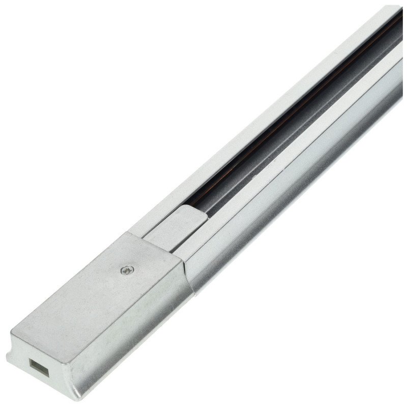 Carril focos led color plata 1 metro ensamblable