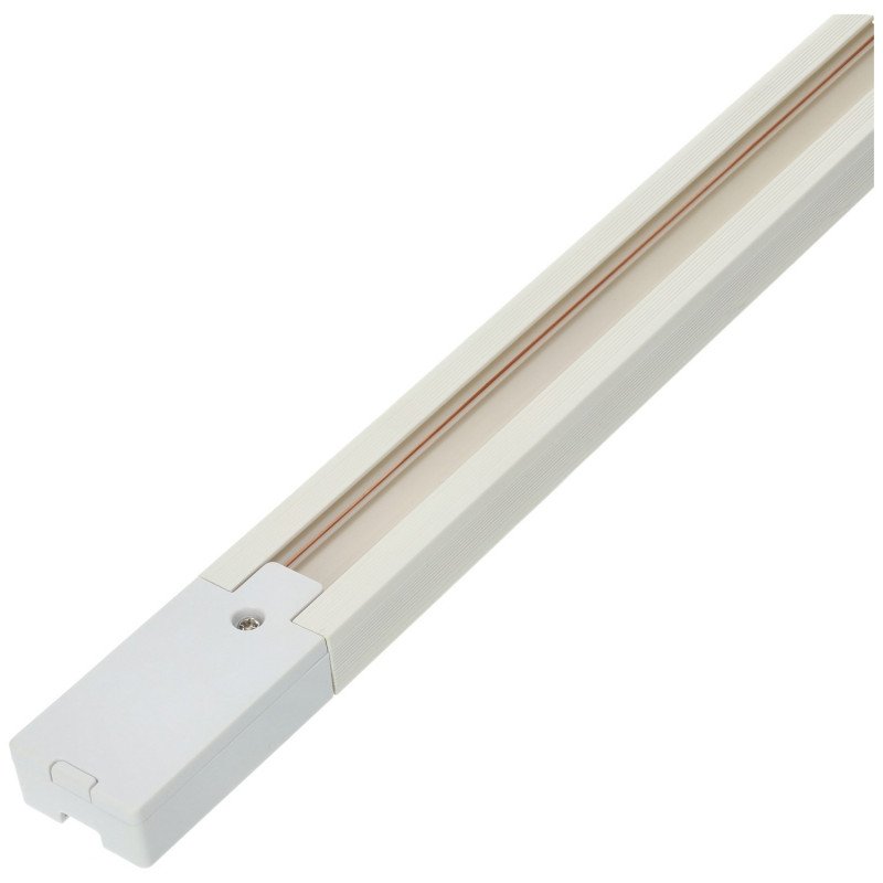 PVC LED Spotlights Rail - Connectable, 1 Metre Long, White