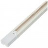 PVC LED Spotlights Rail - Connectable, 2 Meter Long, White