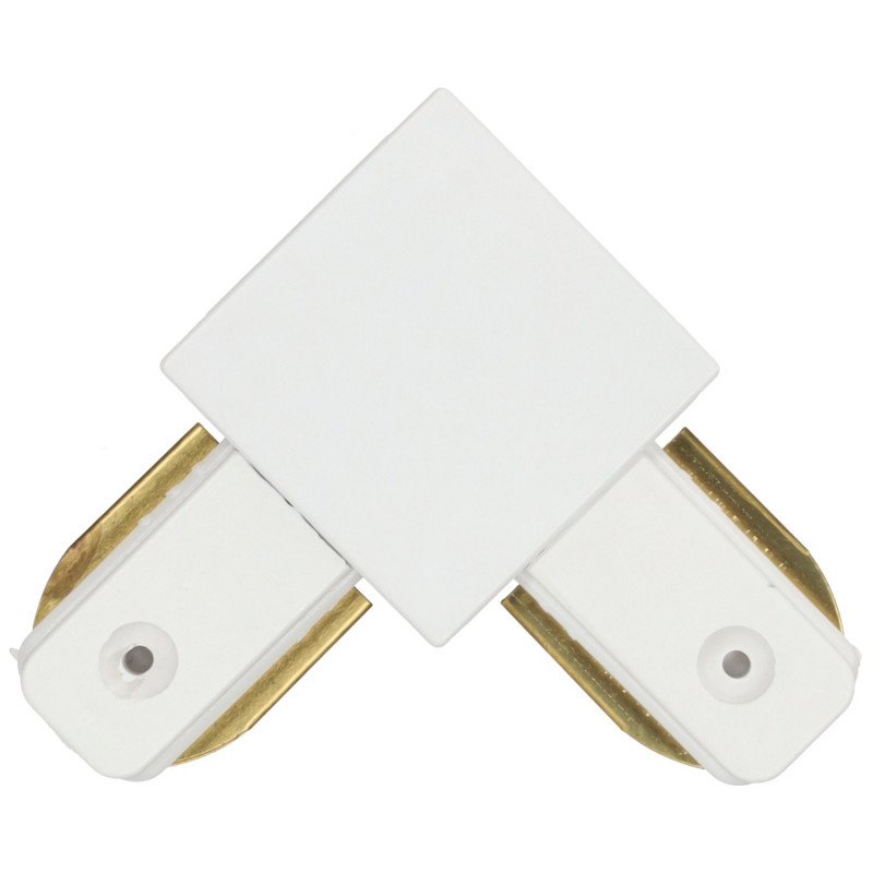 Joint de rail courbé en PVC, blanc