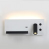 Lampe murale LED 7+3W USB + charge sans fil gauche