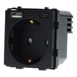 Prise de courant schuko 16A USB A+C