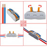 Connecteur rapide 2 entrées 2 sorties 0,08-4mm²