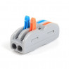 Connecteur rapide 2 entrées 2 sorties 0,08-4mm²