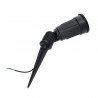 Foco exterior E27 con pincho IP65