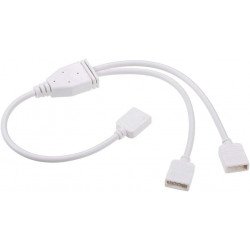 Connector 1 input 2 outputs LED strip RGB 12/24v