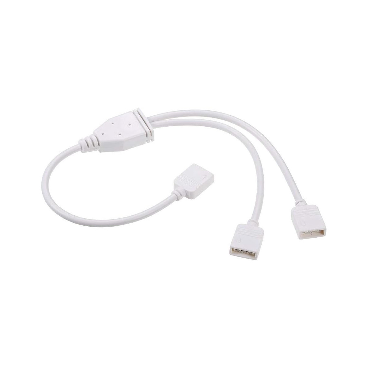 Connector 1 input 2 outputs LED strip RGB 12/24v