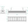 100W linear high bay LED ligth Philips - SOSEN