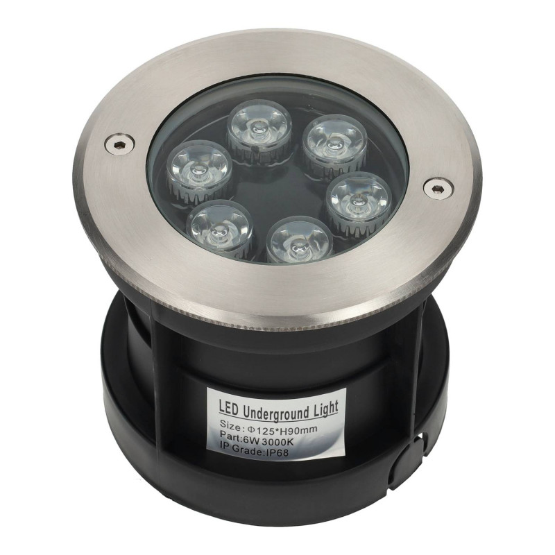 Inground LED light 6W IP68