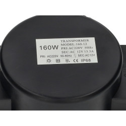 Transformador IP67 160W AC