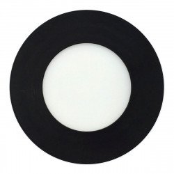 Panneau downlight 3W rond NOIR