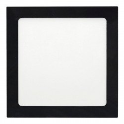 Downlight LED de 18W quadrado PRETO