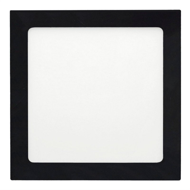 Panneau downlight 18W carré NOIR