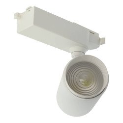 Projetor de calha LED branco de 30W ângulo ajustável 3CCT