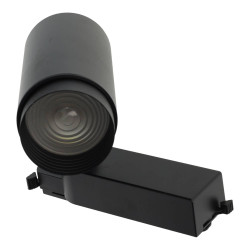 Foco carril led 30W negro ángulo ajustable 3CCT