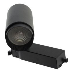 Projetor de calha LED preto de 30W ângulo ajustável 3CCT