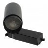 Foco carril led 30W negro ángulo ajustable 3CCT