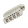 Spot LED linéaire 12W orientable blanc
