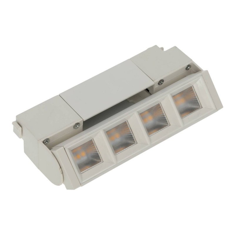 Projetor LED de calha linear 12W branco ajustável