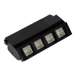 Spot LED linéaire 12W orientable noir