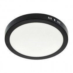 Plafón LED 24W Redondo Negro