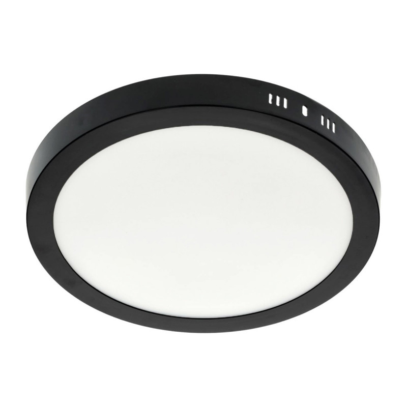 Plafonnier LED 24W Rond Noir