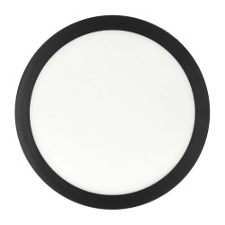 Plafón LED 24W Redondo Negro
