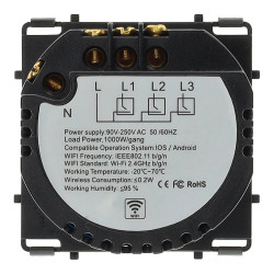 Double interrupteur tactile WiFi