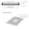 Cadre lumineux LED 60x60 36W